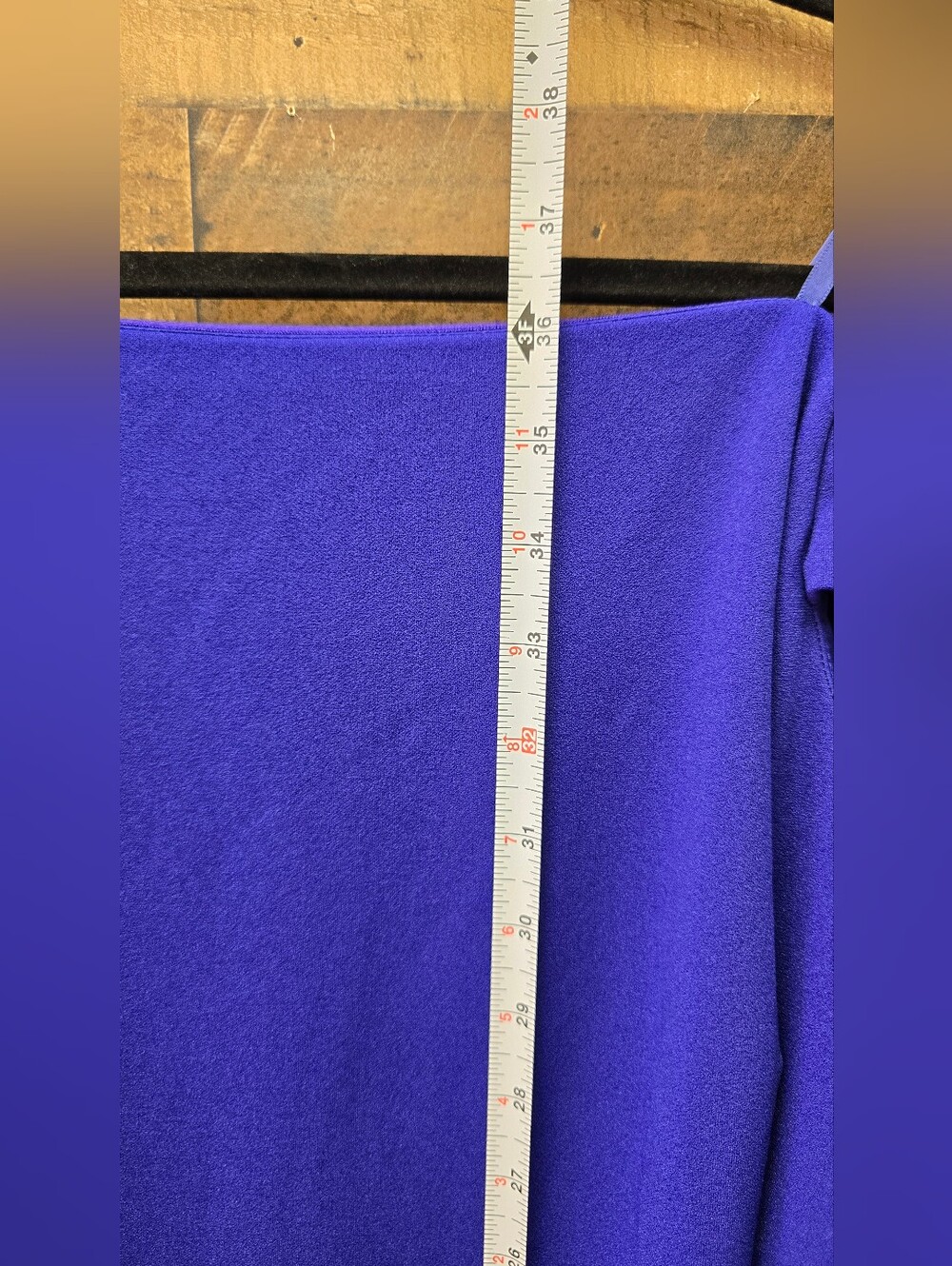 Adrianna Papell Royal Blue Off Shoulder Cape Dress Size 16W - Picture 11 of 13